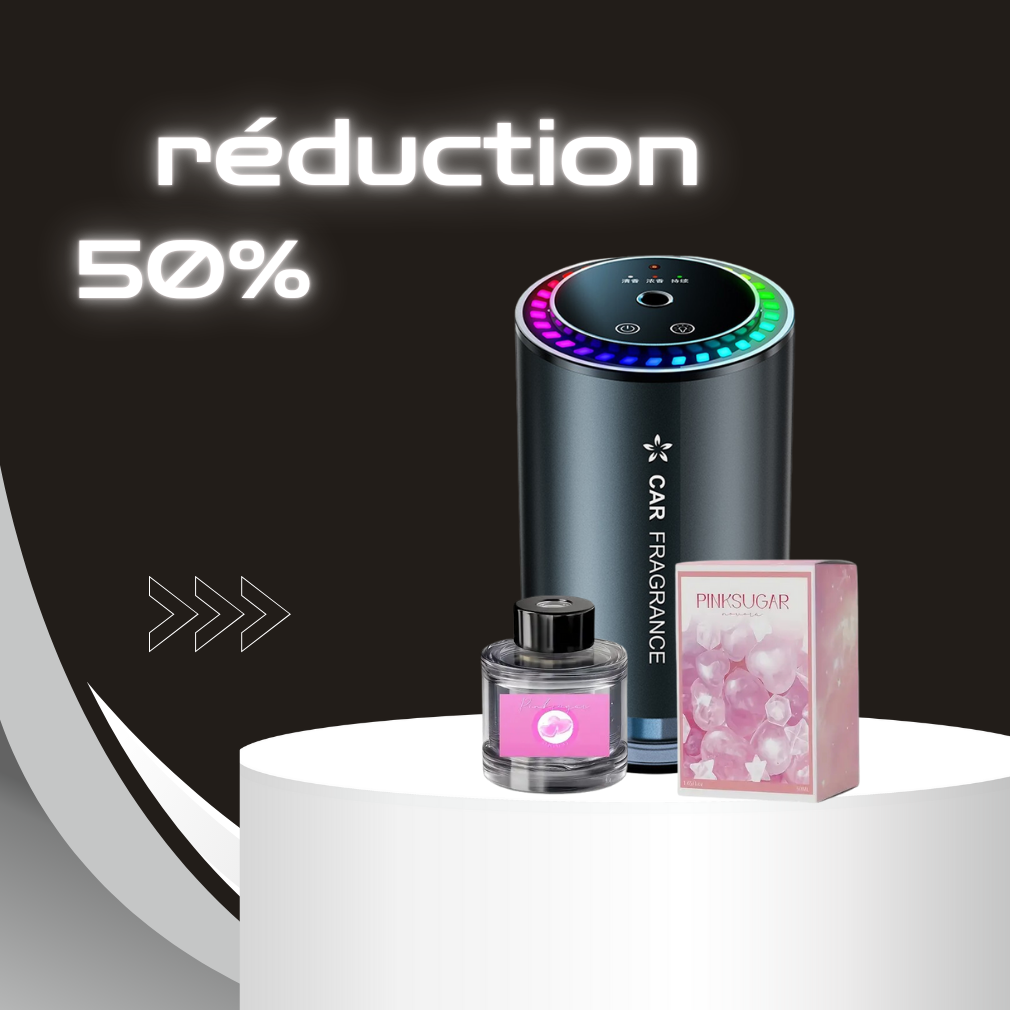 diffuseur de parfum avec éclairage LED pour voiture
