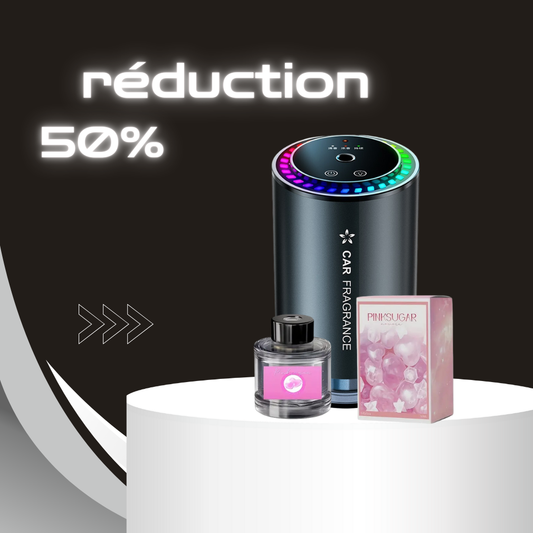 diffuseur de parfum avec éclairage LED pour voiture